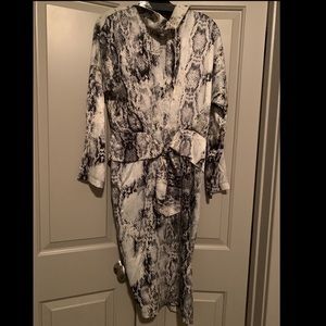 Lumie snakeskin dress